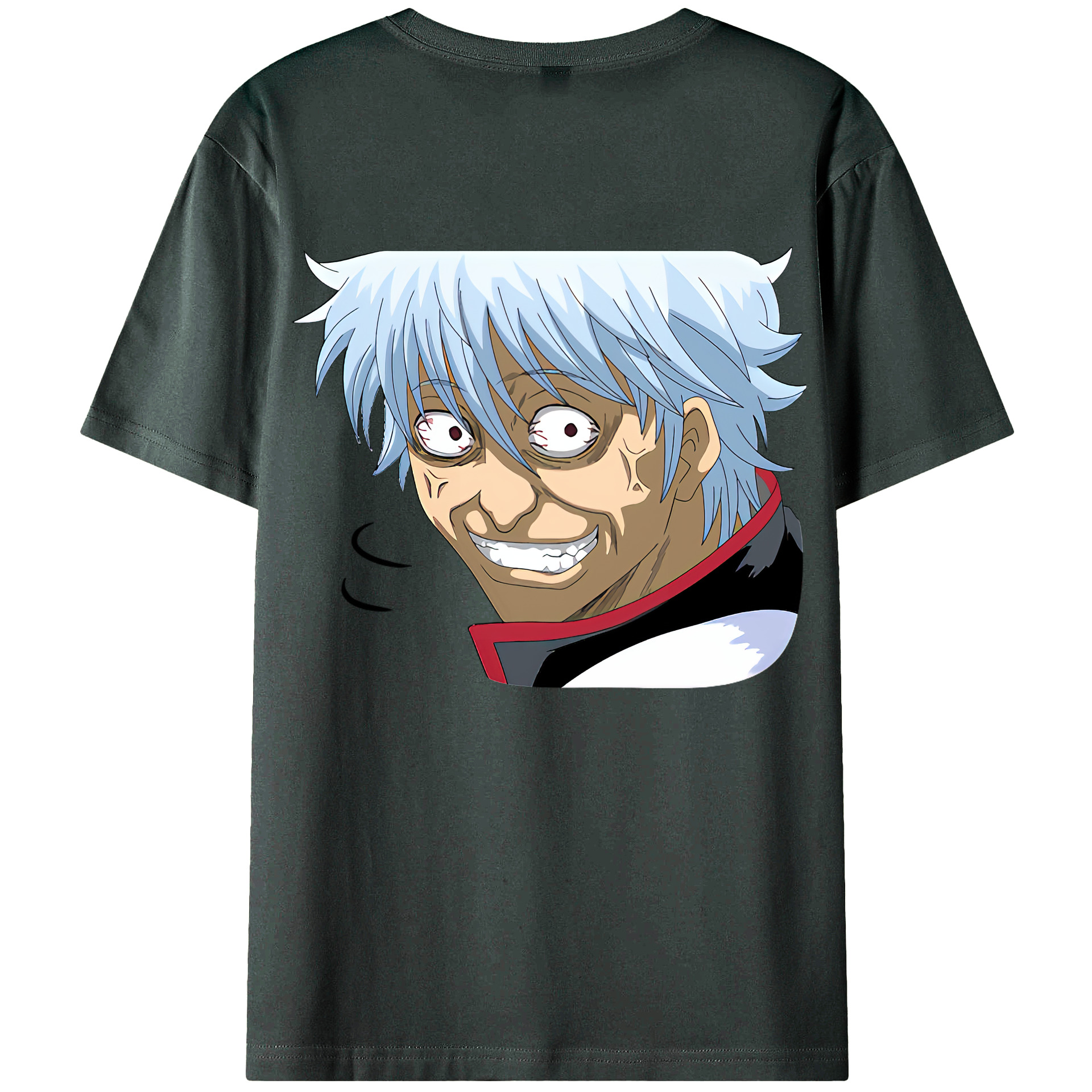 （画像用） ぎんたま 坂田銀時（さかたぎんとき） 神楽 志村新八（しむら しんぱち） GINTAMA Sakata Gintoki Kagura Shimura Shinpachi 綿100％ メンズ半袖Tシャツ（バックプリント） 通気性